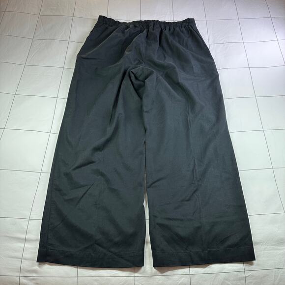 Madewell Pants Womens XL Black Pull On Straight Drapey Twill Relaxed Lyocell - Picture 4 of 12